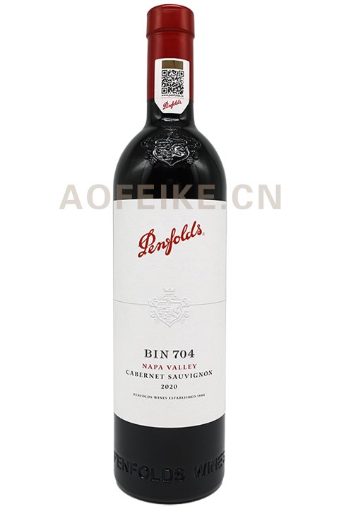 奔富（Penfolds） BIN704赤霞珠红葡萄酒750ml 原瓶进口红酒