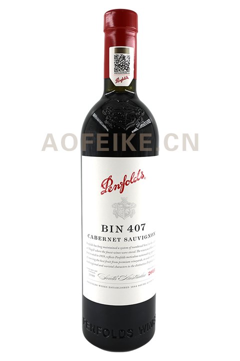 奔富（Penfolds） BIN407赤霞珠紅葡萄酒750ml 原瓶進(jìn)口紅酒（年份隨機(jī)）年貨送禮 單支